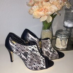 Calvin Klein peep toe heels